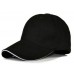Hot Baseball Hat Plain Cap Blank Curved Visor Hats   Metal Solid Color  eb-56576376